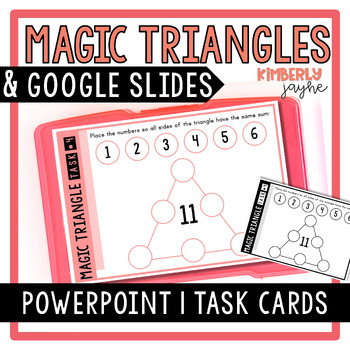 Preview of Magic Triangles Math Puzzles Extension Gifted & Talented