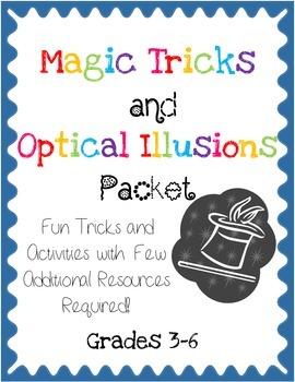 Preview of Magic Tricks and Optical Illusions Packet