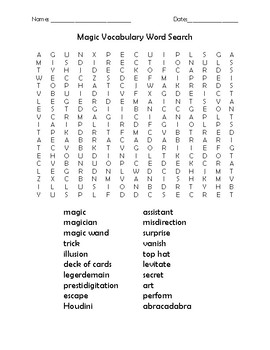 the magic word crossword