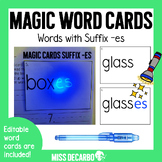 Magic Word Cards Words with Suffix -es Phonics