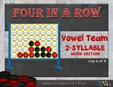 Vowel Team 2-Syllable Words: Four in a Row