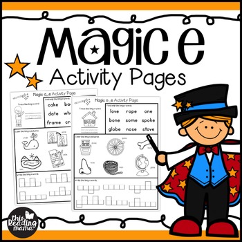 Preview of Magic e Activity Pages {CVCe Words}