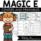 Magic e Worksheets CVCe Games Centers & Activities