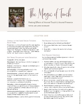 Preview of Magic of Touch Lesson Plans - English