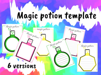 Preview of Magic potion templates