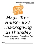 MagicTreeHouse: Thanksgiving on Thursday Comprehension Que