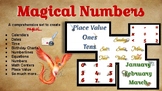 Magical Calendar and Number Sets (wizardry and magic inspired)