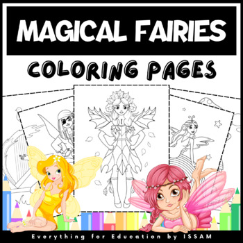 magical fairies color pages