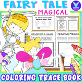 Magical Fairy Tale Coloring Tracing Writing Activities Pac