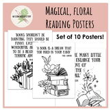 Magical, Floral Classroom Posters | Reading Posters | ELA 