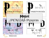 Magical PEMDAS Posters