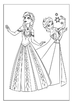 coloring pages for kids frozen