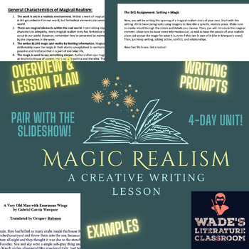 Preview of Magical Realism: A Creative Writing 4-Day Unit