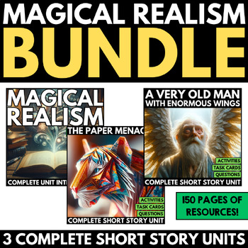 Preview of Magical Realism Short Stories Unit - Magical Realism Genre Introduction Analysis