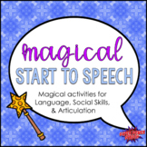 Magical Start to Speech (Back to school activities and posters)