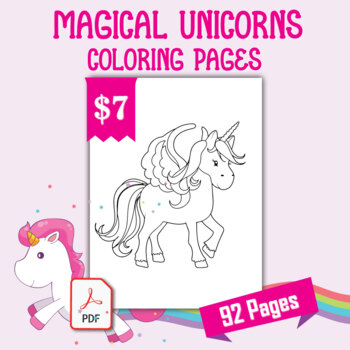 Download Coloring Pages Unicorns Worksheets Teaching Resources Tpt