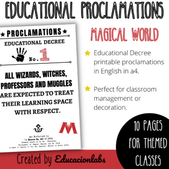 Preview of Magical World Educational Decree Proclamations in English