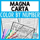 Magna Carta Color by Number, Reading Passage and Text Marking