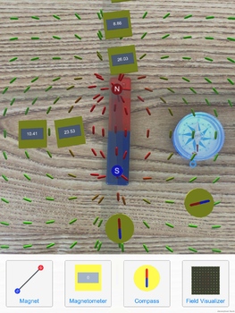 Preview of Magnet Lab with iOS Simulation App (Augmented Reality)