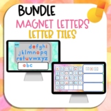 BUNDLE: Magnet Letters and Letter Tiles for Jamboard Dista