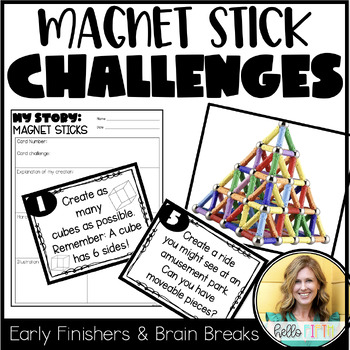 Preview of Magnet Stick Challenge Cards