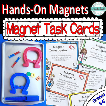 Preview of Magnet Task Cards: 36 Hands-on Magnet Investigation Tasks