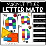 Magnet Tiles Alphabet Letter Building Mats for Preschool, 