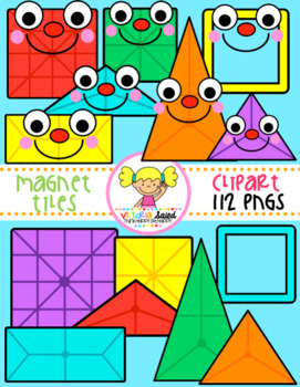 Preview of Magna Tiles Clipart