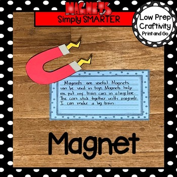 Preview of Magnet Writing Cut and Paste Craftivity
