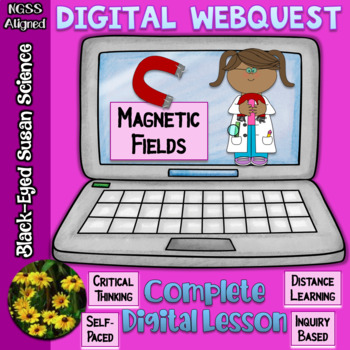 Preview of Magnetic Forces Digital WebQuest {Distance Learning}