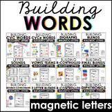 Magnetic Letter Activities Bundle for Literacy Centers