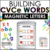 CVCe Magnetic Letter Center - Silent e Magnetic Letter Activities