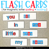 Magnetic Letter Dolch Flash Cards | Printable Dolch Flash Cards