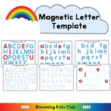 Magnetic Letter Template | Magnetic Letter Alphabet Mat