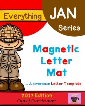 Preview of Magnetic Letter Template |  LOWERCASE
