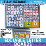 Magnetic Letter Tiles | Editable Letter Board