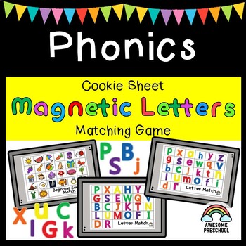 ABC Magnetic Letter & Word Work Mats by Kindergarten Is Crazy