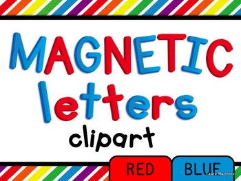 Preview of Magnetic Letters Clipart