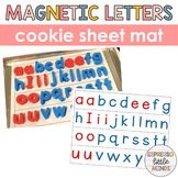 Magnetic Letters Cookie Sheet Word Work Organization Center Mat