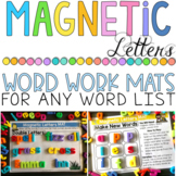 Magnetic Letters Mats for any Word List