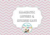 Magnetic Letters & Numbers Activity Mats