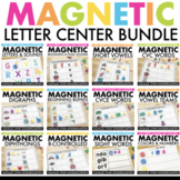 Magnetic Letters Word Work Literacy Centers Bundle