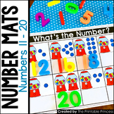 Magnetic Number Mats Kindergarten Math: Numbers 11 to 20