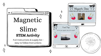 Preview of Magnetic Slime STEM Activity 