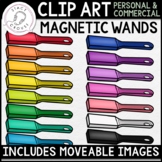 Magnetic Wands CLIP ART with Moveable Pieces for Digital a