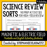 Magnetic and Electric Field Review Sort | Printable, Digit