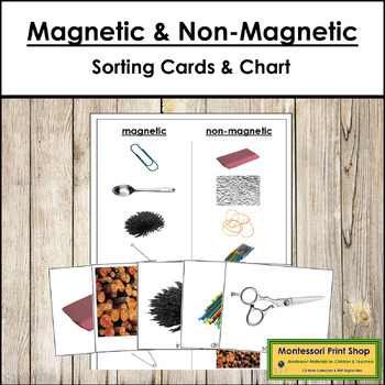 Preview of Magnetic or Non-Magnetic - Sorting Cards & Control Chart