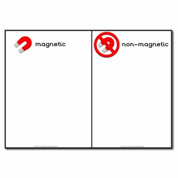 magnetic non magnetic worksheet