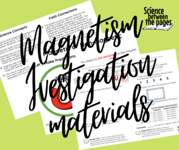 Preview of Magnetism Investigation Handouts