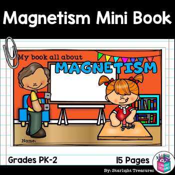 Preview of Magnetism Mini Book for Early Readers: Physical Science, Magnets